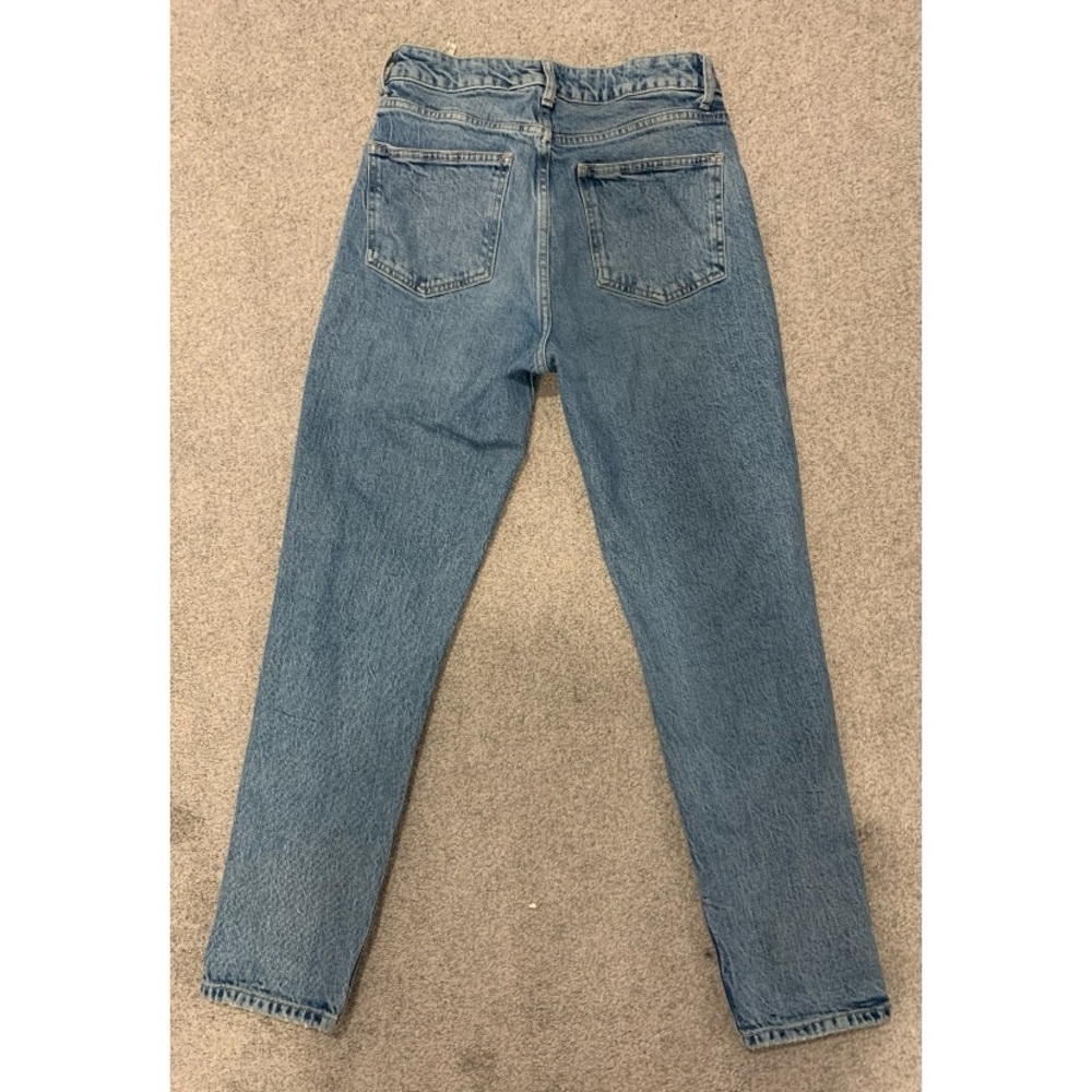 Zara Blue Straight Leg Jeans - Picture 2 of 6